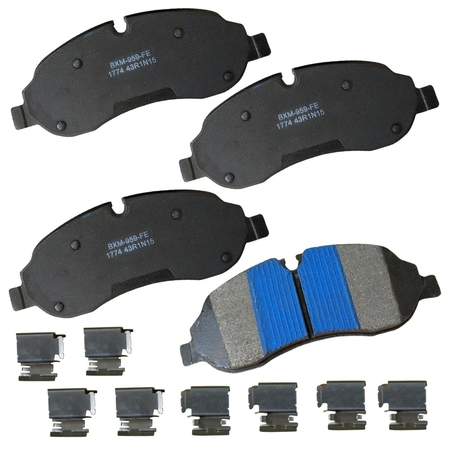 STOP BY BENDIX Stop Semi-Metallic Disc Brake Pad - Front, SBM1774 SBM1774