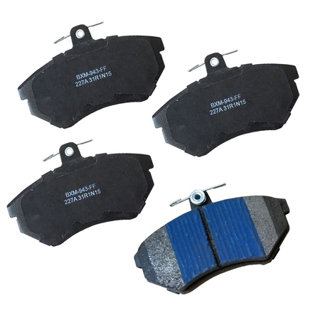 STOP BY BENDIX Disc Brake Pad Set, SBM227A SBM227A