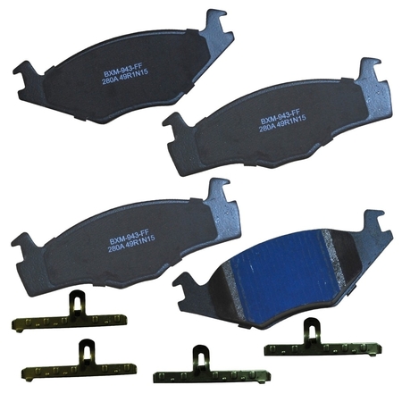 STOP BY BENDIX Disc Brake Pad Set, SBM280A SBM280A