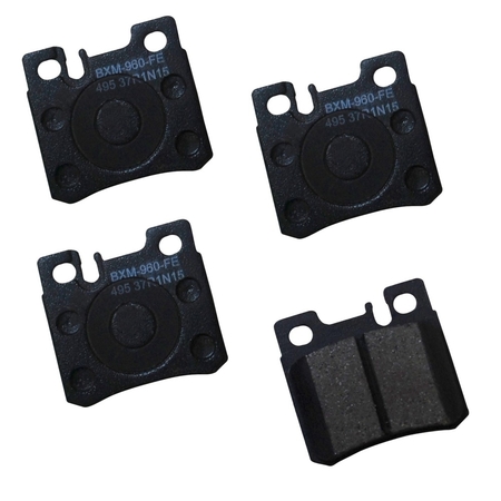 STOP BY BENDIX Disc Brake Pad Set, SBM495, Rear SBM495