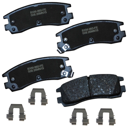 STOP BY BENDIX Disc Brake Pad Set, SBM508, Rear SBM508