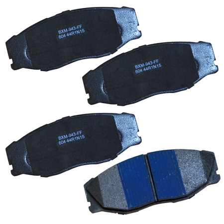 STOP BY BENDIX Stop Semi-Metallic Disc Brake Pad - Front, SBM604 SBM604