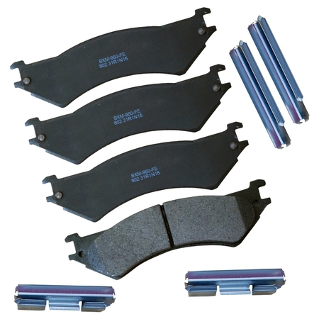 STOP BY BENDIX Stop Semi-Metallic Disc Brake Pad - Rear, SBM802 SBM802