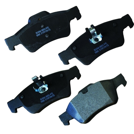 STOP BY BENDIX Stop Semi-Metallic Disc Brake Pad - Rear, SBM986 SBM986