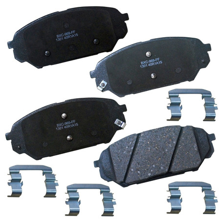 STOP BY BENDIX Disc Brake Pad Set 2007-2012 Hyundai Veracruz, SBC1301, Front SBC1301