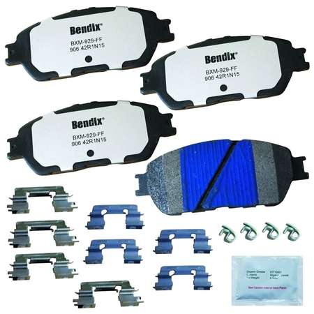 BENDIX Disc Brake Pad Set, MKD906FM, Front MKD906FM