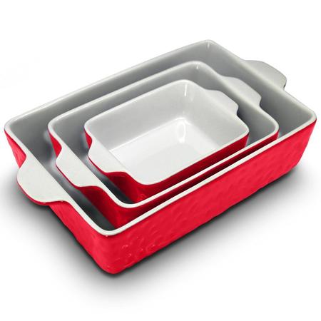 NutriChef Baking Pan w/ Plastic Lid-Plastic Lid- Non-Stick & Stylish  Metallic