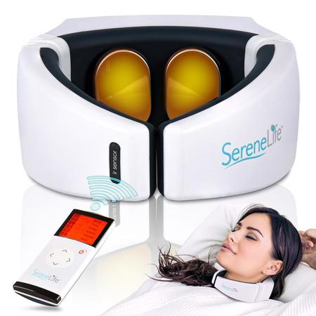 Serenelife Smart Neck Massager With Heat & Vibration Therapy SLNKMSG90.5