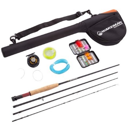 Leisure Sports Leisure Sports Fly Fishing Starter Kit- 18 Pieces