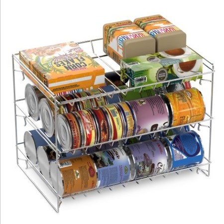 3-tier Can Dispenser-organizer Holds 36 Standard Jars, Food Or Soda  Cans-for Kitchen Pantry, Countertops, Cabinets By Hastings Home : Target