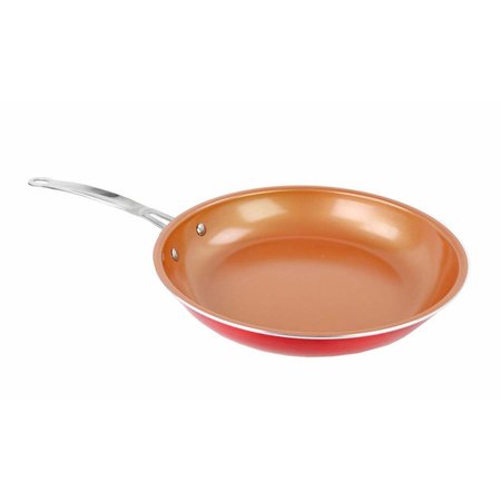 1947Kitchen 9.5 Ultra Nonstick Red Copper Frying Pan With