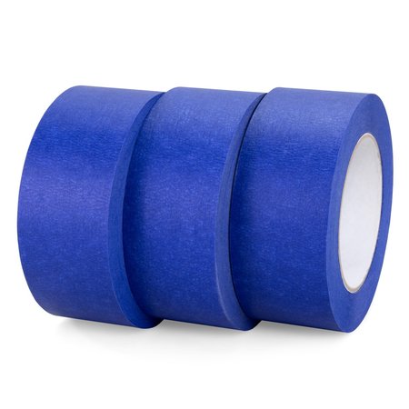 Idl Packaging 2in x 60 yd Painters Blue Masking Tape, Natural Rubber ...