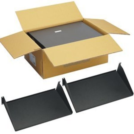 ICC RACK SHELF, 10in SINGLE VENTED, 2RMS, 2PK ICCMSRSVC1