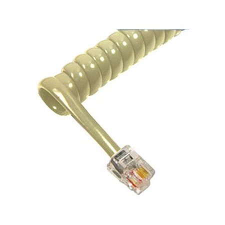 CABLESYS GCHA444006-FIV / 6FT IVORY Handset Cord 66NECBLOCK