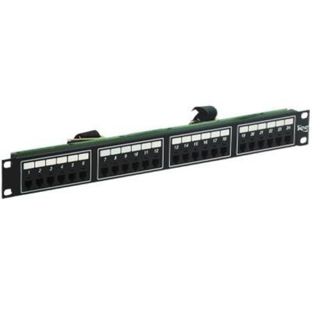 ICC PATCH PANEL, CAT 6A, 48-PORT, 2 RMS ICMPP0486B