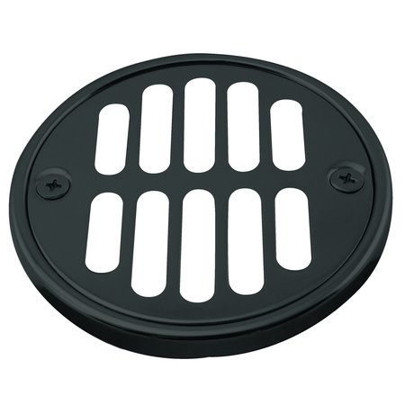 Westbrass Shower Strainer Set with Screws, Grill and Crown, Matte Black, D312-62