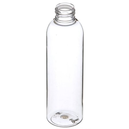 TRICORBRAUN 6 oz Clear PET Plastic Bullet Round Bottle- 24-410 Neck Finish 023856