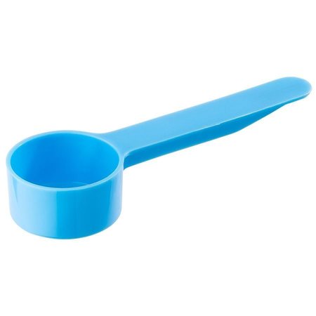 TRICORBRAUN 5 cc Blue PP Plastic Round Short Handled Scoop 3.0" Total Length 033334