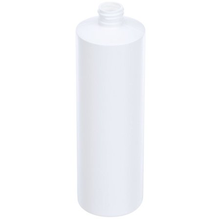 Tricorbraun 16 oz White HDPE Plastic Cylinder Round  Bottle- 24-410 Neck Finish 027586