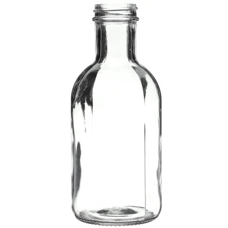 TRICORBRAUN 16 oz Clear Glass Carafe/Decanter Round Bottle- 38-405 Neck Finish 093895