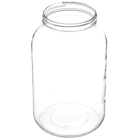 TRICORBRAUN 1 Gallon Clear Glass Round Jar- 110-405 Neck Finish 015484