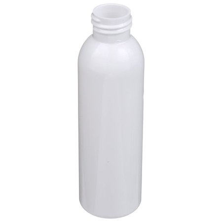 TRICORBRAUN 4 oz White PET Plastic Bullet Round Bottle- 24-410 Neck Finish 049238