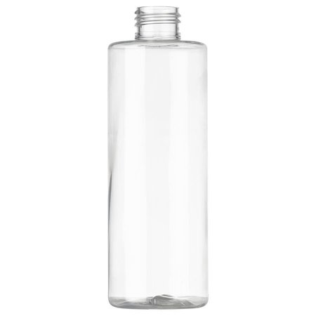 TRICORBRAUN 8 oz Clear PET Plastic Cylinder Bottle- 24-410 Neck Finish 139385