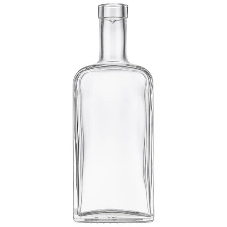TRICORBRAUN 375 ml Glass Long Neck Dodge City Bottle 18.5 mm Bar Top Neck Finish, Clear 134994