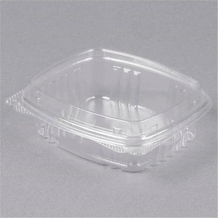 Genpak 32 oz. Clear Hinged Deli Container with High Dome Lid