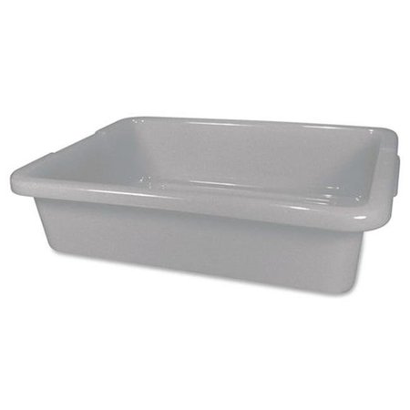 Rubbermaid 3301-00 Clear Plastic Box 21.5 Gallon 18 x 26 x 15 - Pkg Qty 6