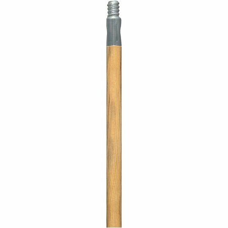 Articulos Para El Hogar 60 in. Threaded Metal Tip Wood Push Broom ...