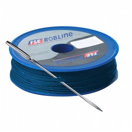 Robline Waxed Tackle Yarn Whipping Twine Kit w/Needle - Dark Navy Blue - 0.8mm x