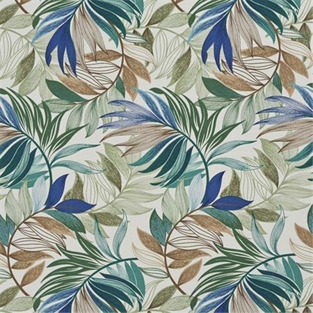 Designer Fabrics Designer Fabrics A239 54 in. Wide Outdoor Indoor Marine  Upholstery Fabric; Teal; Beige And Green A239