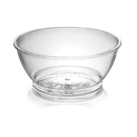 Fineline Settings Savvi Serve Clear 10oz Plastic Bowl