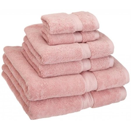 Superior Zero Twist Cotton 6 Piece Towel Set Coral