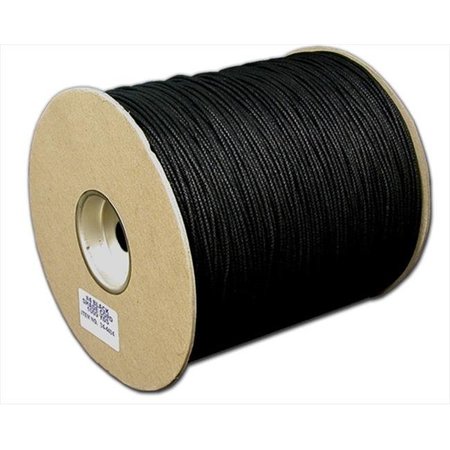 T.W. Evans Cordage Co Inc T.W. Evans Cordage 34-4404-6 .125 in. x 200 Yard  Number 4 Black Cotton Shade Cord Spool 34-4404-6