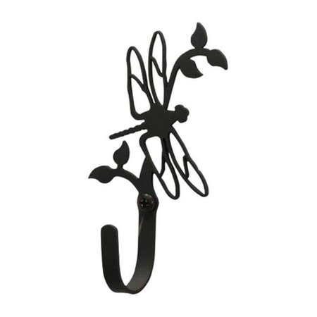 Village Wrought Iron Village Wrought Iron WH-71-S Dragonfly Wall Hook Small  WH-71-S
