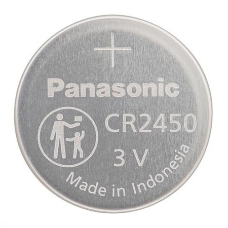 Panasonic: Panasonic CR2450 3V Lithium Battery, PK 5