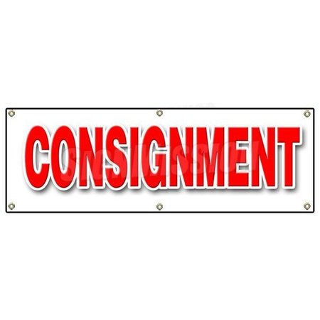 Signmission Consignment Banner Sign Second Hand Name Brands Clothes Furniture Store