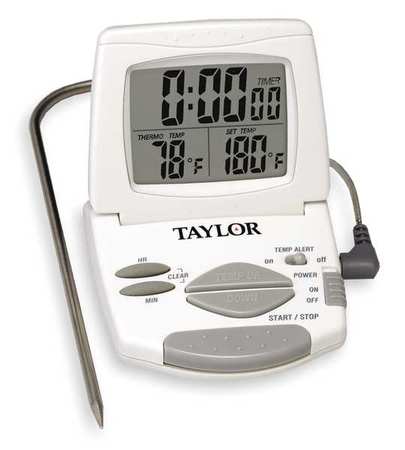 Taylor Multiline LCD Digital Food Service Thermometer with 32 to 392 (F) 1470