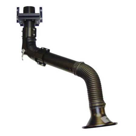 Extract-All Extractor Arm, Fume, Length 48 In, Dia 4 In EA44