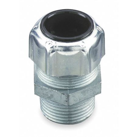 Abb Liquid Tight Connector, 1/2in., Silver 2922