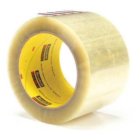 SCOTCH Carton Tape, Polyester, Clr, 72mm x50m, PK24 355