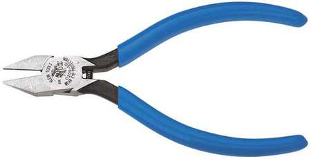 Klein Tools 4 1/4 in Precision Diagonal Cutting Plier Semiflush Cut Pointed Nose Uninsulated D209-4C