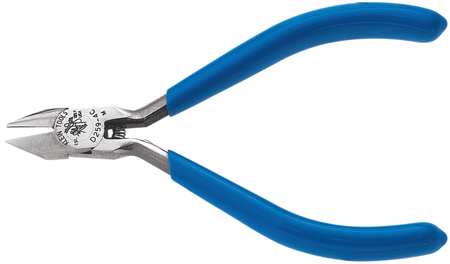 Klein Tools 4 1/4 in Precision Diagonal Cutting Plier Flush Cut Pointed Nose Uninsulated D259-4C