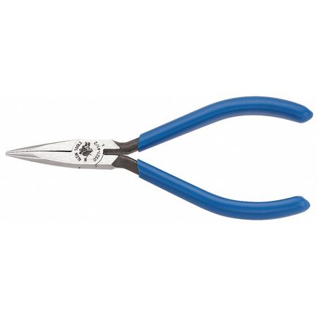 KLEIN TOOLS 4 13/16 in D321 Needle Nose Plier Plastic Dipped Handle D321-41/2C
