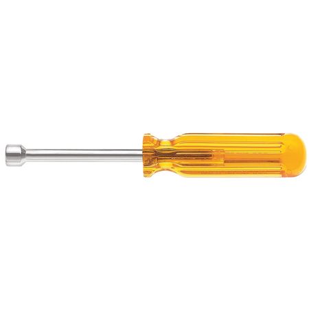 Klein Tools Nut Driver, 7/32", Hollow, Fluted, 3" S7