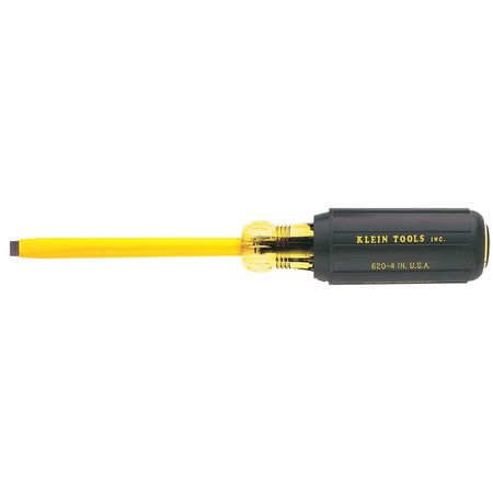 KLEIN TOOLS General Purpose Slotted Screwdriver 3/16 in Round 621-6