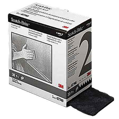 SCOTCH-BRITE Sanding Hand Pad Roll, Sili Crbd, P100, PK3 07748