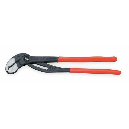 Knipex 16 in Knipex Cobra V-Jaw Water Pump Plier Serrated, Plastic Grip 87 01 400 SBA